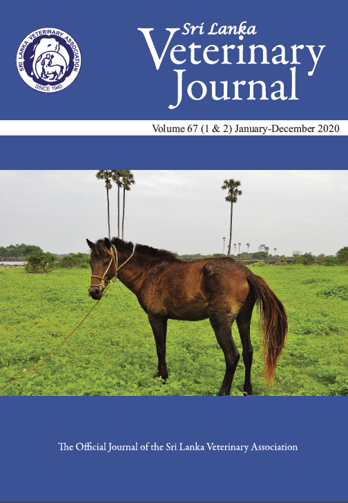 Sri Lanka Veterinary Journal (volume: 67(1 & 2))